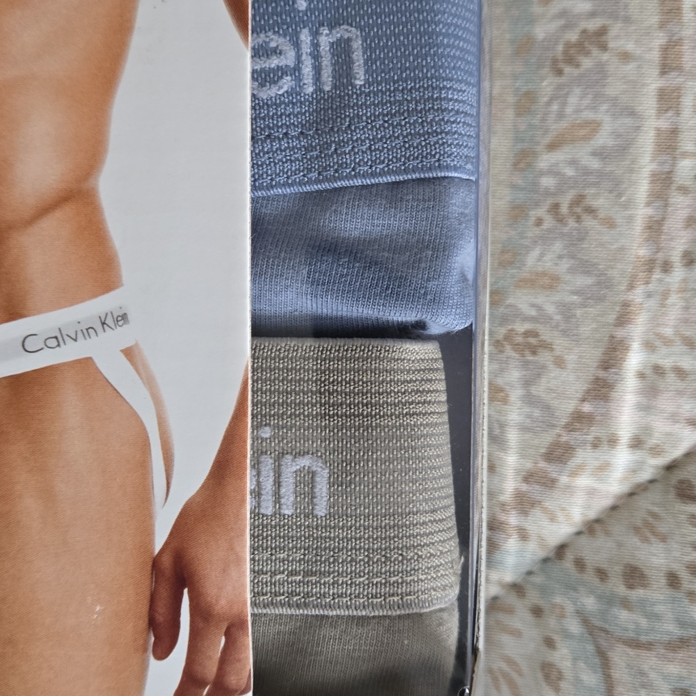 New Calvin Klein Cotton 2Pack Jock Straps - Picture 3 of 3